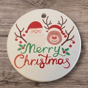 Vanfit 2022 Double-Sided Design Christmas Ornament 3.1 inch Diameter